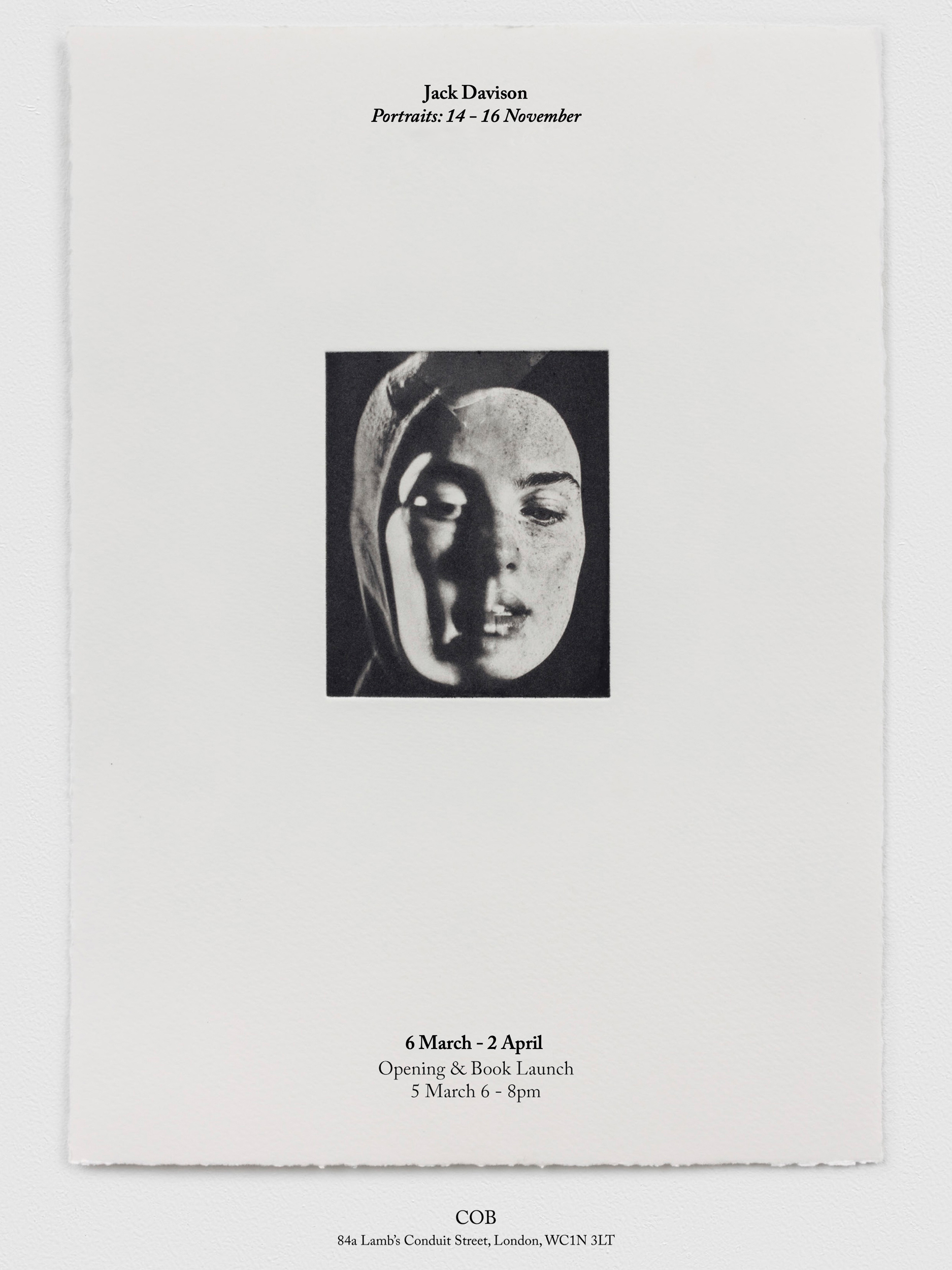 Jack Davison, Portrait Series, Mini Title 2026